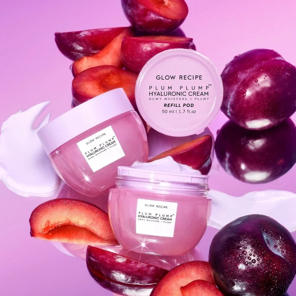 🪅 Three Glow Recipe Plum Plump Hyaluronic Creams